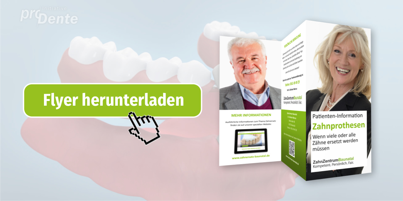 Download Flyer Zahnprothesen